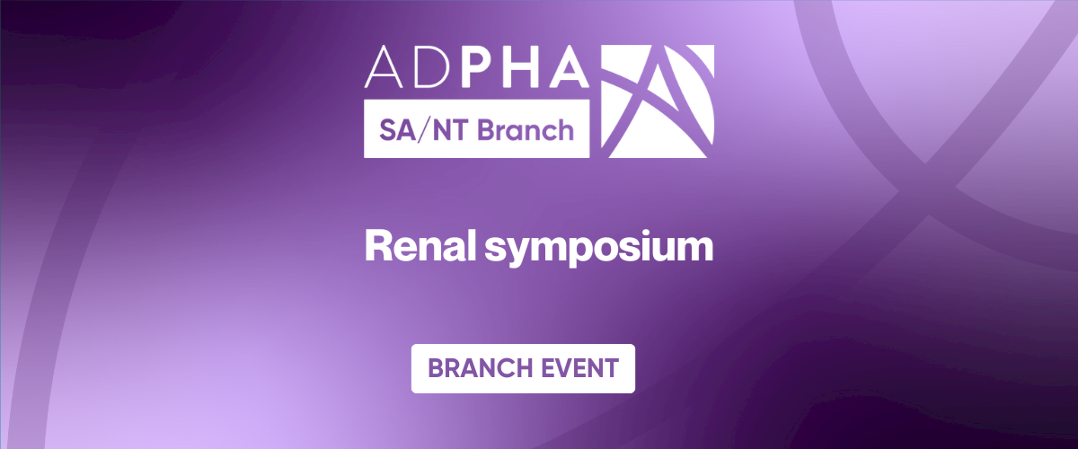 SA/NT Branch | Renal symposium